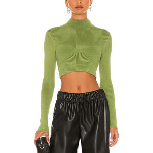 Nbd 'Midori' Green Turtleneck Size S - NWT